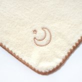 【正規販売店】10mois モワ チャームハンカチ 2枚セット | ディモワ  ガーゼハンカチ タオル ストラップ付き モワちゃん 羊 キャラクター 可愛い ベビーカートイ  ファーストトイ