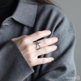 ステンレス ヒトデリング スターリング 海星 シンプル ゴールド 18K GP シルバー フリーサイズ レディース 女性 指輪 金属アレルギー対応