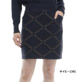 トミーヒルフィガー ゴルフ レディース モノグラムジャガード ニットスカート TOMMY HILFIGER THLA488 秋冬モデル お誕生日祝い お祝い 記念品 30代 40代 50代 60代 母の日 お母さん 還暦祝い 敬老の日 彼女 人気プレゼント プレゼント