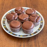 豆乳米粉ミニシフォンケーキ（ココア）7個入り 個包装 グルテンフリー ヴィーガン アレルギー対応 プチギフト gluten free mini cocoa chiffon cake