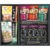 ノーブランド 和みのとき [26-7606-037] FR-3F お茶漬け のり茶漬け フリーズドライ 即席味噌汁 味付海苔 有明海産 かつお節 詰め合わせ お返し 内祝い お歳暮 お中元 ギフト 贈り物 プレゼント