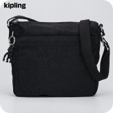 キプリング ショルダーバッグ レディース ブランド Kipling セバスチャン ロゴ ワンポイント 無地 KI2846-P39 Black Noir 黒