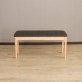 ダイニングベンチ メーベル レッドオーク 天然木 92cm・120cm ナチュラル・ブラウン W92xD35xH44cm / W120xD35xH44cm ベンチ 長椅子 食卓椅子 ダイニング 木製 ナチュラル ブラウン おしゃれ