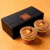 【送料無料】モンブランカップワッフル 栗 父の日 お中元 お菓子 洋菓子 可愛い おしゃれ 手土産 ギフト 内祝 ワッフルケーキ スイーツ プレゼント お礼 お返し 誕生日プレゼント 誕生日 お祝