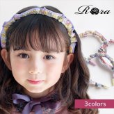 カチューシャ キッズ 通販 Rora ルル ヘアアクセサリー 髪飾り 髪留め 子供 女の子 かわいい おしゃれ 可愛い オシャレ 小花柄 くしゅくしゅ カジュアル フォーマル 発表会 結婚式 お呼ばれ 七五三 上品 きれいめ キッズファッション