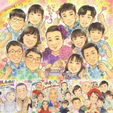 誕生日のお祝いに、写真にできないぬくもりが伝わります。 ギフト 古希祝い 似顔絵 名入れ 贈り物 プレゼント 手描き 誕生日 長寿 敬老の日 お祝い 記念日 大人数 ご両親 祖父母 家族 修正無料 下書き確認 名入れ 一生もの 喜ばれる サプライズ 実績多数 70歳 宝物 古希祝い 傘寿 米寿祝い 快気祝い 色紙 結婚祝い 贈答品 お祝いの品 引っ越し 百寿祝い オーダーメイド 披露宴 節目