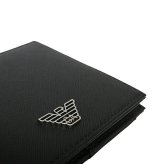エンポリオ アルマーニ EMPORIO ARMANI マネークリップ式二つ折り財布 二折財布 y4r502-y138e-81072 メンズ BLACK