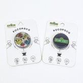 セサミストリート POCOPOCO ロゴ スマホグリップ スマホ用品