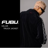  FUBU フブ ベロア トラックジャケット メンズ フルジップ ダブルジップ ブルゾン スポーティ ライトアウター ストリート ヒップホップ オーバーサイズ 秋冬 M L XL XXL 大きいサイズ レディース 黒 fam-62709 2026FW