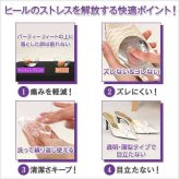 ドクターショール ジェルハーフ インソール ウルトラスリム 女性用 フリーサイズ 1足分 2枚入 中敷き パンプス サンダル 前滑り防止 痛くない 透明 薄型 目立たない 洗える 滑り止め