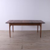 ダイニングテーブル 伸長式 無垢材 レッドオーク 天然木 W150/180xD80xH71cm 食卓テーブル 木製 食卓机 リビング ダイニング ブラウン おしゃれ 新生活