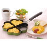 IH対応 しあわせを呼ぶ四葉のフライパン B/グリーン KS-2813 景品 記念品 粗品 ノベルティ 名入れ 御挨拶 ご挨拶
