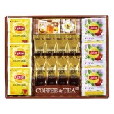 ネスカフェ リプトン はちみつ 詰合せ ティーギフトセット 計16点入 コーヒー 紅茶 カフェラテ セット 純粋はちみつ【北海道・沖縄県・離島 配送不可】