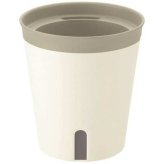 リッチェル ミエルノPlus ポット15型N ホワイト 60個入 まとめ買い 底面給水 植木鉢 おしゃれ 室内 インドア 観葉植物 多肉植物 水やり管理 園芸 ガーデニング 鉢カバー プラスチック