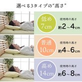 ピロー 高さを選べる ヒバエッセンス使用 『森の眠りひば枕H』 約35×50×14cm 高め