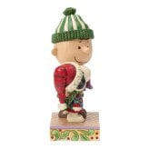 スヌーピー&チャーリー クリスマスセーター 17cm クリスマス | ジムショア ピーナッツ グッズ フィギュア 人形 置物 彫刻 Jim Shore 正規輸入品