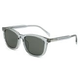 プラダ PRADA サングラス アジアンフィット アイウェア スクエア 0PRA21SF 19T175 55 メンズ レディース ユニセックス アズール(クリア)+ダークグレーフラッシュシルバー