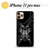 iPhone11ProMax iPhone11pro max スマホケース ソフトケース ピンスト 黒 白 メンズ レディース nk-i11pm-tp1243