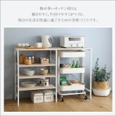 キッチンカウンター ゴミ箱収納 さわやかなごみ箱上 120cm幅 FSK-120KC--WHW ホワイトウォッシュ 幅120cmタイプ ホームテイスト ゴミ箱上ラック レンジラック キッチン収納 レンジ台 おしゃれ シンプル：