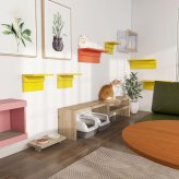 キャットウォーク 壁掛け 幅29.8cm 猫家具 日本製 完成品 arneco Board Walk S aino キャットタワー キャットステップ 壁面収納 猫用家具 多頭飼い 運動不足対策 ペット家具 猫用品 犬用品 省スペース リビング インテリア