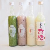 国産米使用ノンアルコール豪華甘酒4本セット 奥飛騨甘酒(岐阜県) 山崎 一糀(吟醸 抹茶 古代米)(愛知県) 計500ml×4本