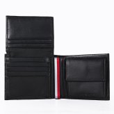 高品質ヨーロッパ輸入モデル トミーヒルフィガー 二つ折り財布 小銭入れ付き CORP CC FLAP AND COIN メンズ レディース ブラック AM0AM14780 BDS BLACK ウォレット 折財布 送別会 誕生日 結婚祝い 結婚式 彼氏 息子 夫 男性 名刺入れ 高級 母の日【スペシャルラッピング660円(別売り)】 即日発送 彼氏 財布 ホワイトデー