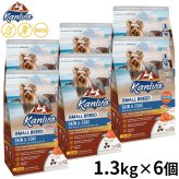 Kaniva カニワ 小型犬用スキン＆コートフォーミュラ ドッグフード 1.3kg×6個