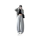 スウェットパンツ ワイド レディース 通販 スウェットワイドパンツ スエットパンツ ロングパンツ スウェット カーブパンツ バレルパンツ 長ズボン 綿 コットン ボトムス ウエストゴム ゆったり シンプル 無地 カジュアル ルームウェア おしゃれ かわいい