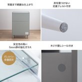 チェスト 3段 キャビネット ショーケース付き 収納棚 タンス アクセサリー収納 Panna パンナ ディスプレイ 収納 引き出し シンプル コンパクト 大容量 省スペース ガラス天板 飾れる 大理石柄 石目柄 幅60 かわいい