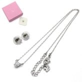 SWAROVSKI スワロフスキー ネックレス ピアス セット  5646751 Stilla アクセサリー シルバー レディース