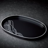 紀州塗 MAKOTO japan しろがね２ 小判盆 0002066  内祝 内祝い お祝 御祝 記念品 出産内祝い プレゼント 快気祝い 粗供養 引出物