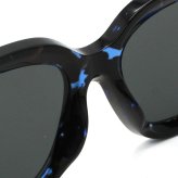 バーバリー BURBERRY サングラス アジアンフィット UVカット アイウェア ウェリントン スクエア 0BE4453F 411187 54 メンズ レディース ユニセックス ブルーハバナ+ダークグレー 海外正規品