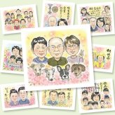 長寿のギフトに、心あたたまる似顔絵をお届けします。初めての似顔絵注文でも安心です。 似顔絵 プレゼント 長寿祝い 名入れ ギフト 贈り物 手描き 長寿 記念 お祝い 祖父母 おばあちゃん おじいちゃん 下書き確認 名入れ 修正無料 似てる 宝物 親孝行 かわいい 長寿 一生もの 敬老 同窓会 還暦祝い 感謝 大人数 イラスト ホワイトデー クリスマス サプライズ 米寿祝い メモリアルギフト 記念日