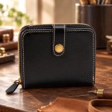 ベリーズヨーク　BELLIES YORK　二つ折り財布　BYTM1944BK　ブラック　黒色　ベジタブルタンニン　イタリアンレザー　牛革　”エイジングを楽しむ革小物”