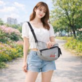 OUTDOORPRODUCTS ピーナッツ 2wayムーン型ショルダーバッグ 斜め掛け 斜め掛けバッグ 普段使い 男女兼用 メンズ レディース ギフト プレゼント ブラック odb037