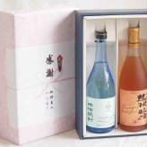 実りの秋の贈り物 感謝の贈り物ボックス 透き通る旨さ清酒焼酎と国産ワインセット(おたる醸造 旅路orange 白ワイン やや辛口(北海道)720ml大分県井上酒造清酒焼酎44度 720ml