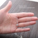 ハワイアンジュエリー シルバー ペンダントトップ Sサイズ プルメリア 花 ジルコニア シルバー925 ロジウムコーティング ネックレス チェーン別売 ペンダントヘッド メール便 彼女 妻 女性 レディース 誕生日 プレゼント ハロウィン 【品番：SP82818】