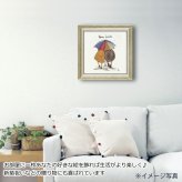 サムトフト あたたかい ST-08108 Mサイズ M 正方形 40×40 スクエア アートフレーム 絵 絵画 海外 人 犬 動物 イヌ dog サム トフト