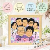 誕生日のギフトに、自然な笑顔を、やさしく描きます。 喜寿祝い プレゼント 似顔絵 ギフト 贈り物 手描き 名入れ 誕生日 記念日 敬老の日 長寿 お祝い 大人数 家族 祖父母 ご両親 下書き確認 修正無料 名入れ そっくり 似てる かわいい 一生もの 77歳 傘寿 宝物 喜寿祝い 節目 闘病中の方への励まし 快気祝い 結婚祝い お祝いの品 卒寿祝い クリスマス バレンタインデー 長寿祝い