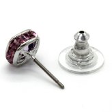スワロフスキー swarovski ピアス アクセサリー 誕生石 2月 5660797 Birthstone バースストーン スタッドピアス レディース パープル 海外正規品