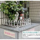 ガーデン エクステリア アイアンミニフェンス リーフ 10枚組 フェンス ゲート 扉 アイアン ガーデニング 枠 柵 仕切り 目隠し 境目 クラシカル アンティーク トレリス ベランダ つる 薔薇 バラ 朝顔 園芸 ラティス