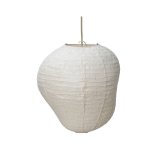 ferm LIVING ファームリビング Kurbis カービス ランプシェード S 高さ40cm (シェードのみ） 引っ掛けシーリング北欧 ランプシェード 天井照明 ペンダントライト シェードのみ 和紙 和モダン シェード 1灯
