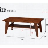 テーブル センター 100×50cm ヴィンテージ ブラウン アカシア ロー 天然木 リビング コーヒー 木製 西海岸 レトロ カフェ ウッド