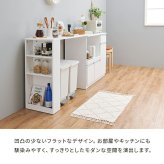 食器棚 キッチン収納 伸縮キッチンカウンター 幅104～178cm 奥行40cm 高さ84cm コンセント付き カウンター すき間収納 スライド棚 炊飯器ラック レンジ台 引出し 木目調 稼働棚 ストック キッチン 北欧 ：
