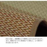 夏ラグ 夏用カーペット 堀こたつ 掘りごたつ 堀り 炬燵 い草 ラグ 敷 市松 くり抜き 付属 マジックテープ 連結 裏 不織布 約191×250cm（中抜き:約90×120cm）