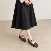 パンプス レディース 通販 ローヒール フラットシューズ ぺたんこ 靴 柔らかい 痛くない ローヒールパンプス スクエアトゥ シューズ 歩きやすい シンプル カジュアル おしゃれ オシャレ きれいめ 上品 ナチュラル 通勤 ビジネス オフィス 母の日 立ち仕事