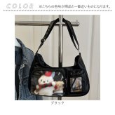 推し活 バッグ ぬいショルダー 通販 ミニショルダーバッグ クリアポケット 推し活グッズ オタ活 ぬいぐるみショルダー ショルダーバック 斜めがけバッグ 見せバッグ トレカケース デコバッグ かばん バック 小さめかばん シンプル レディースバッグ おしゃれ