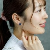 天然石 ピアス ラピスラズリ タイガーアイ オブシディアン【Auruna】 丸玉 8mm つけっぱなし 金属アレルギー対応 ステンレス パワーストーン