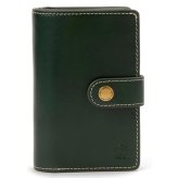 ベリーズヨーク　BELLIES YORK　二つ折り財布　BYTM1945GR　グリーン　緑色　ベジタブルタンニン　イタリアンレザー　牛革　”エイジングを楽しむ革小物”