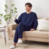 リカバリーウェア メンズ 上下セット 通販 リカバリーケア パジャマ 長袖 ベロアルームウェア リカバリーウエア ルームウェア 室内着 紳士服 ルームウエア 冬用 秋用 秋冬用 おしゃれ 男性 シンプル 無地 ズボン トップス